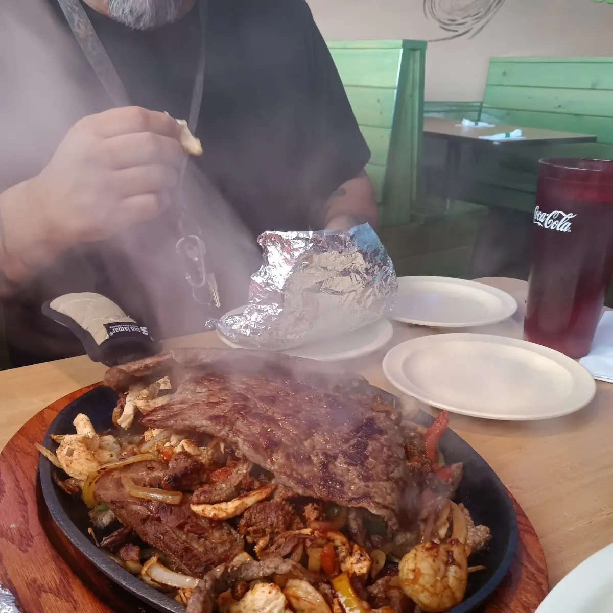 Fajita a La Parrillada Mixta