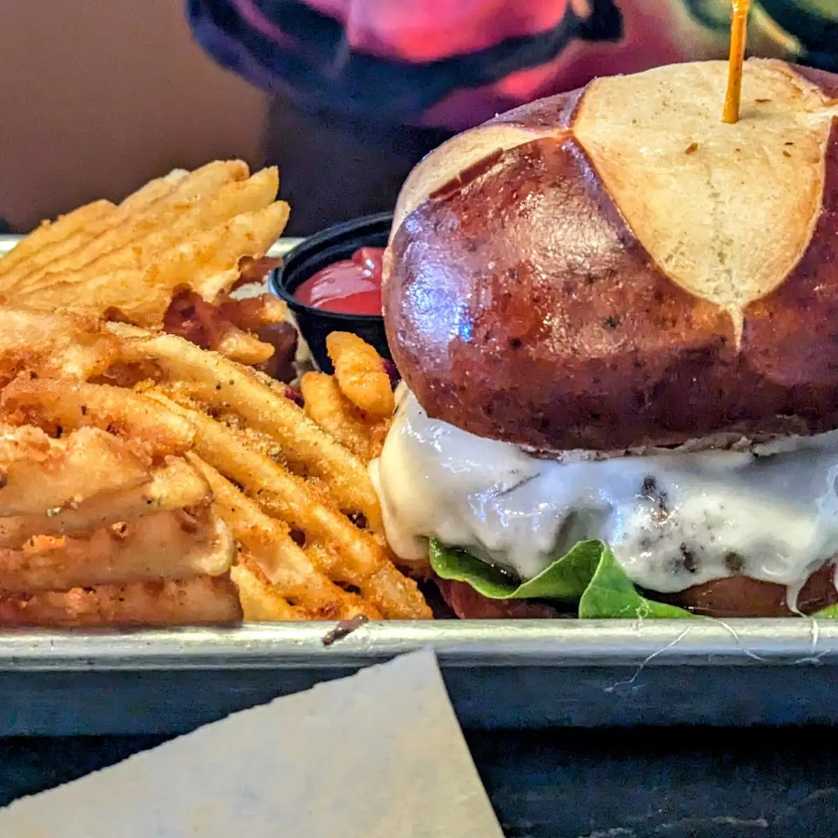 Mushroom Swiss Burger