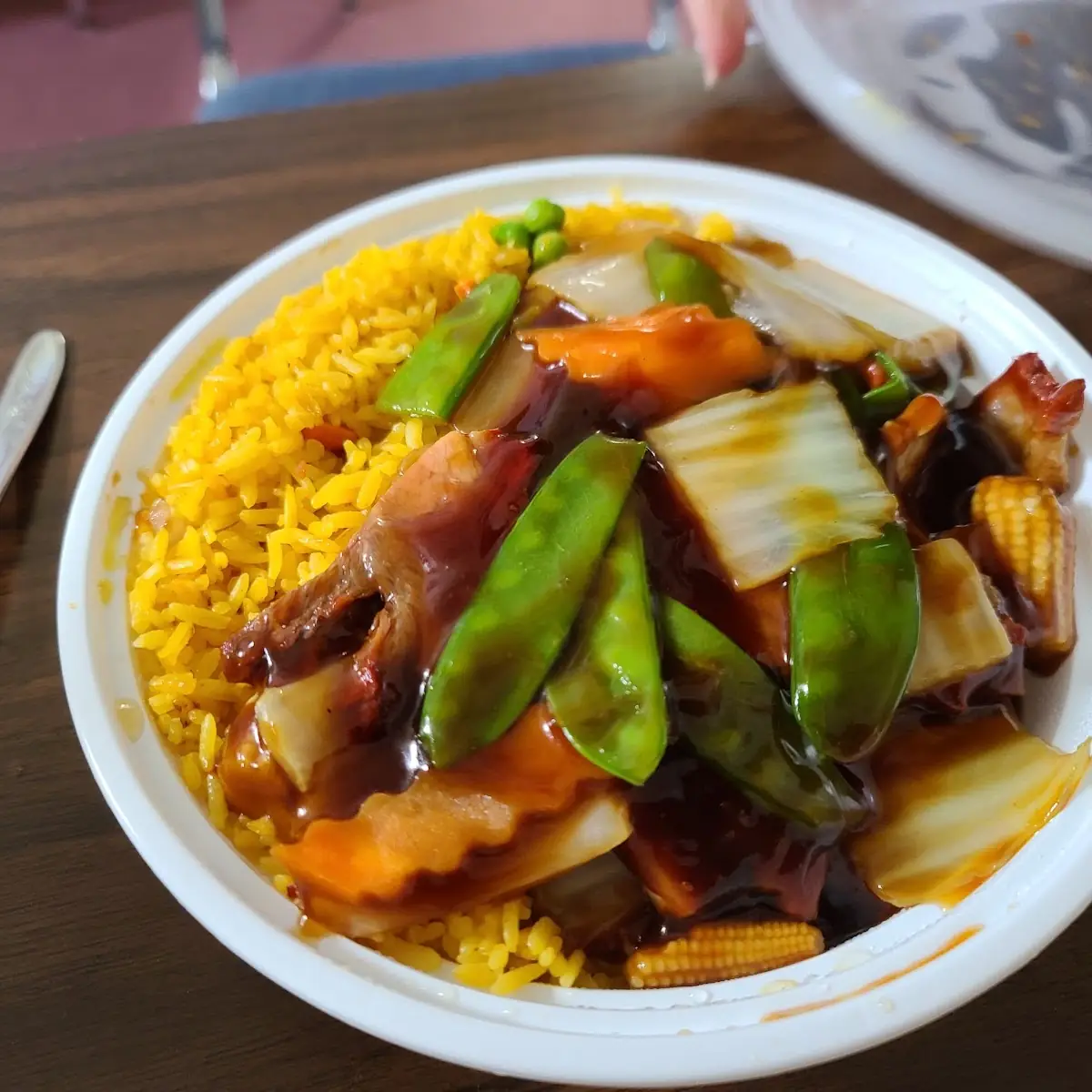 Pork with Chinese Vegetables Fried Rice
