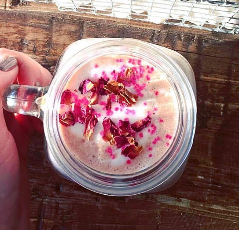 Raspberry White Choc Latte