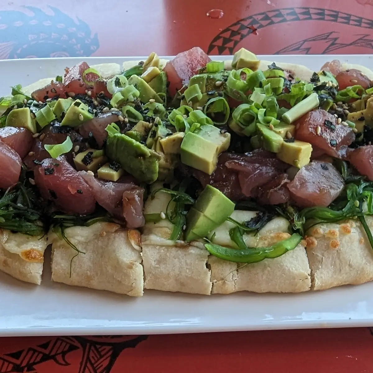 Ahi Poke Flatbread