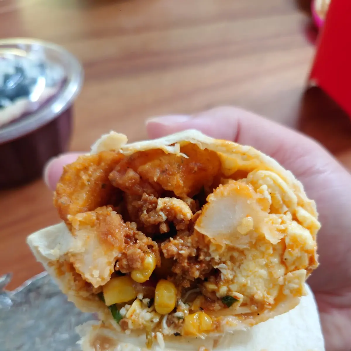 Breakfast Burrito with Chorizo