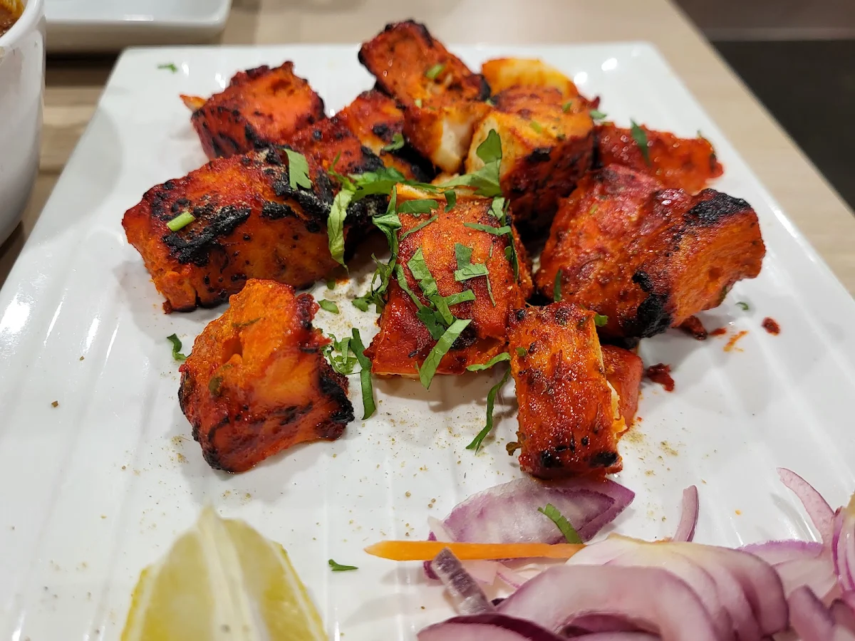 Achari Fish Tikka Halibut