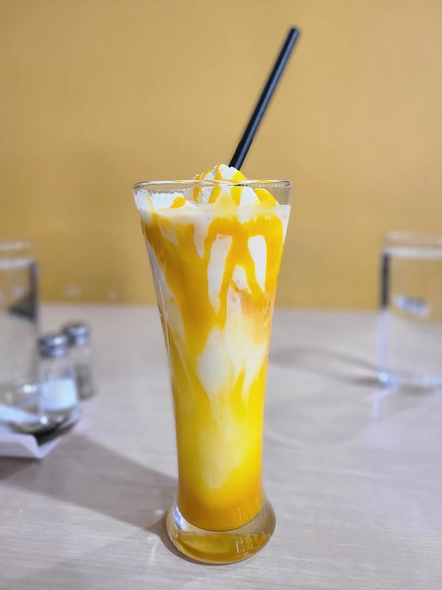 Mango Lassi with Yogurt Ice Cream
