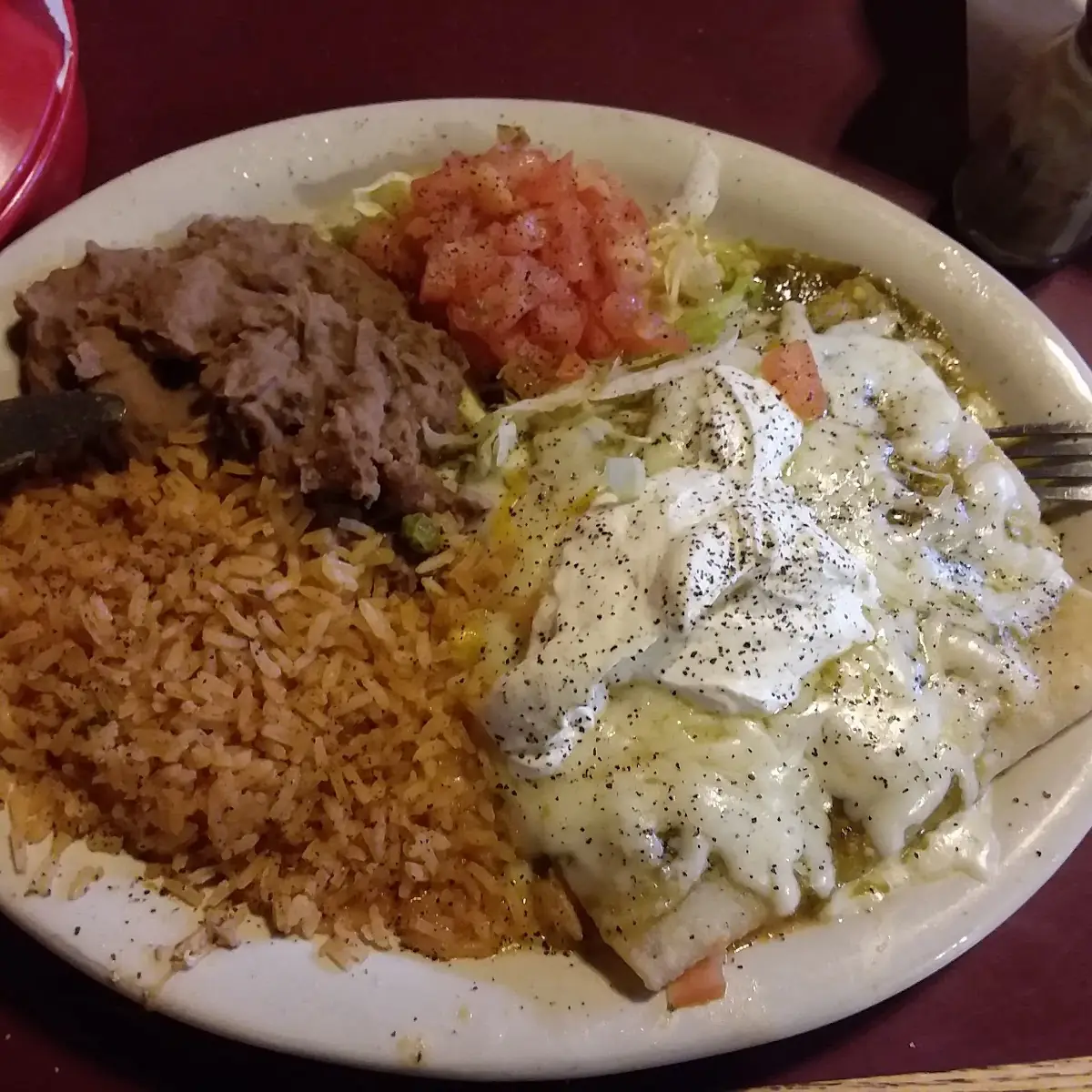 Enchiladas in Salsa Verde