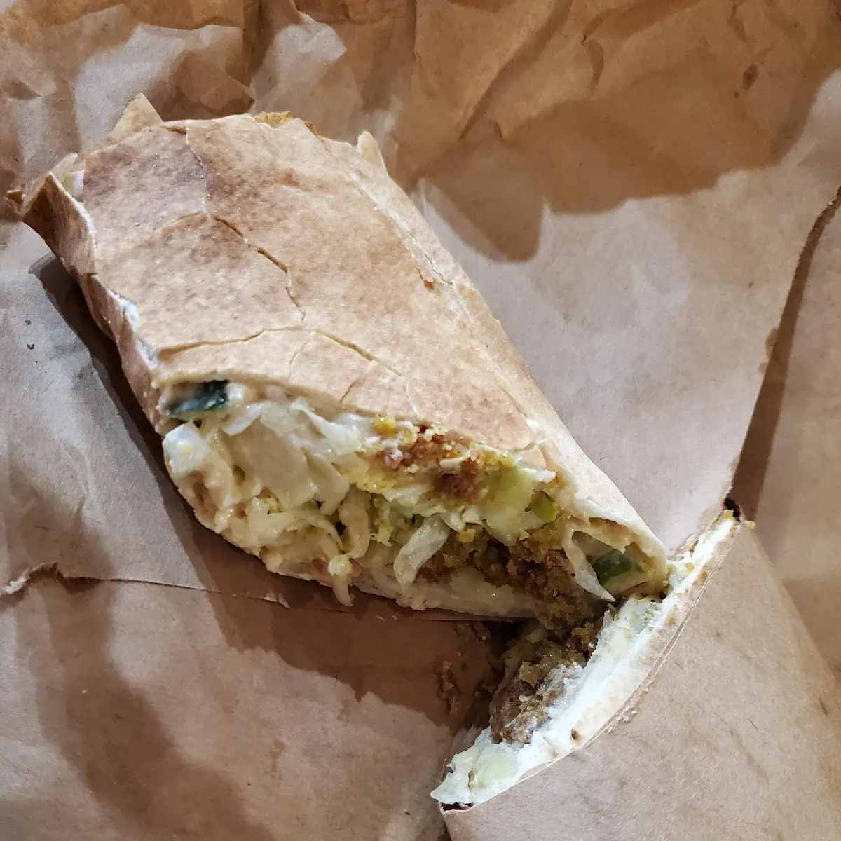 Falafel & Hummus Sandwich