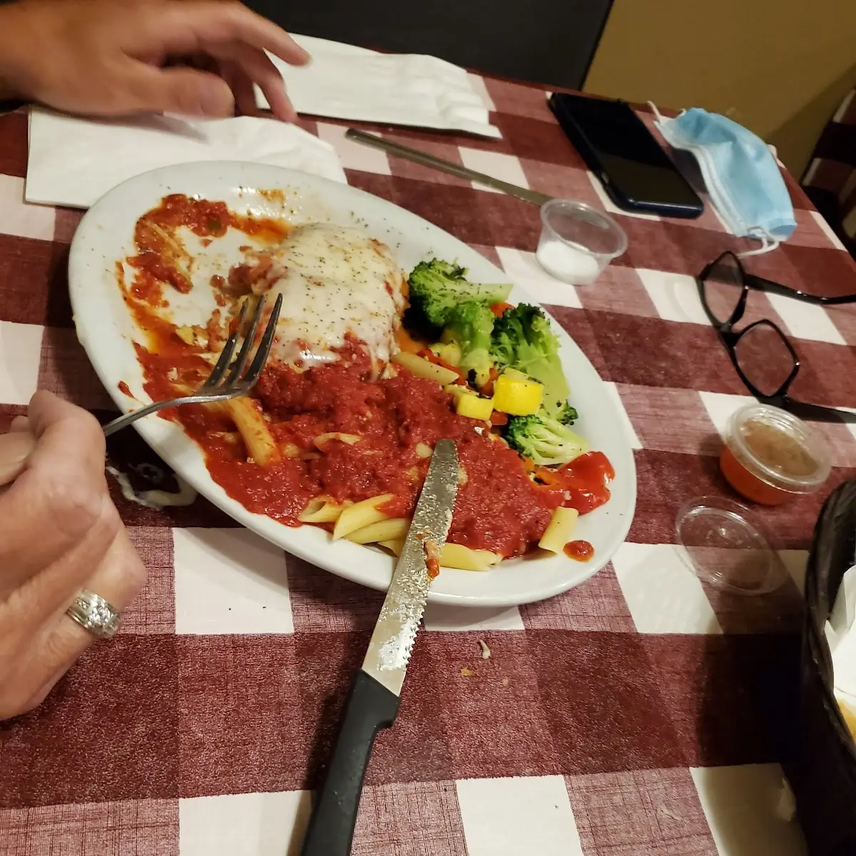 Chicken Parmesan Half