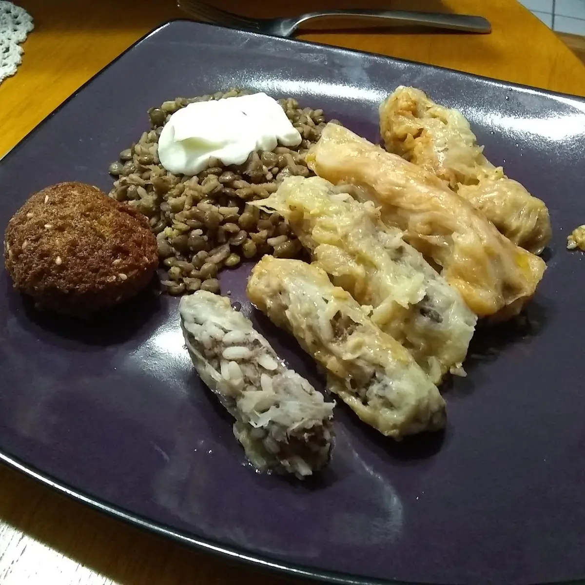 Falafel Grape Leaves