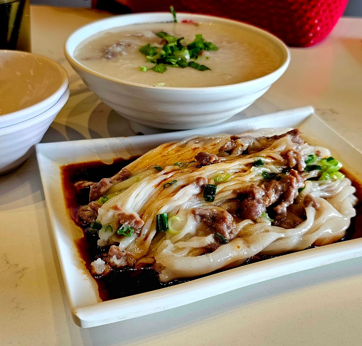 Rice Rolls and Congee