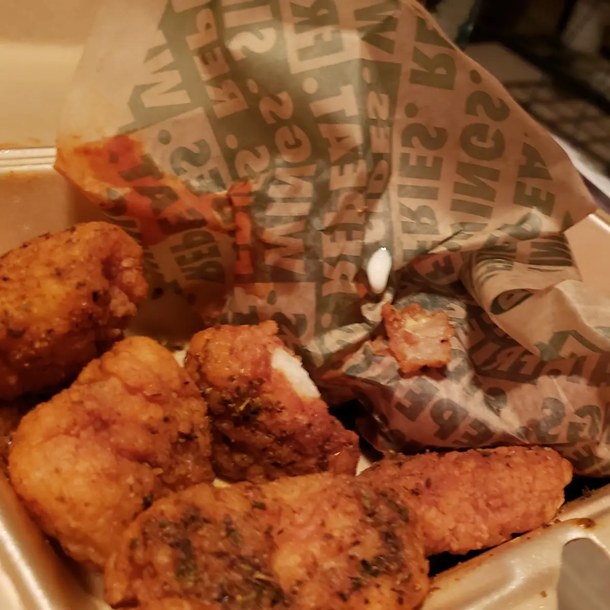 Cajun Dry Rub Boneless Wings