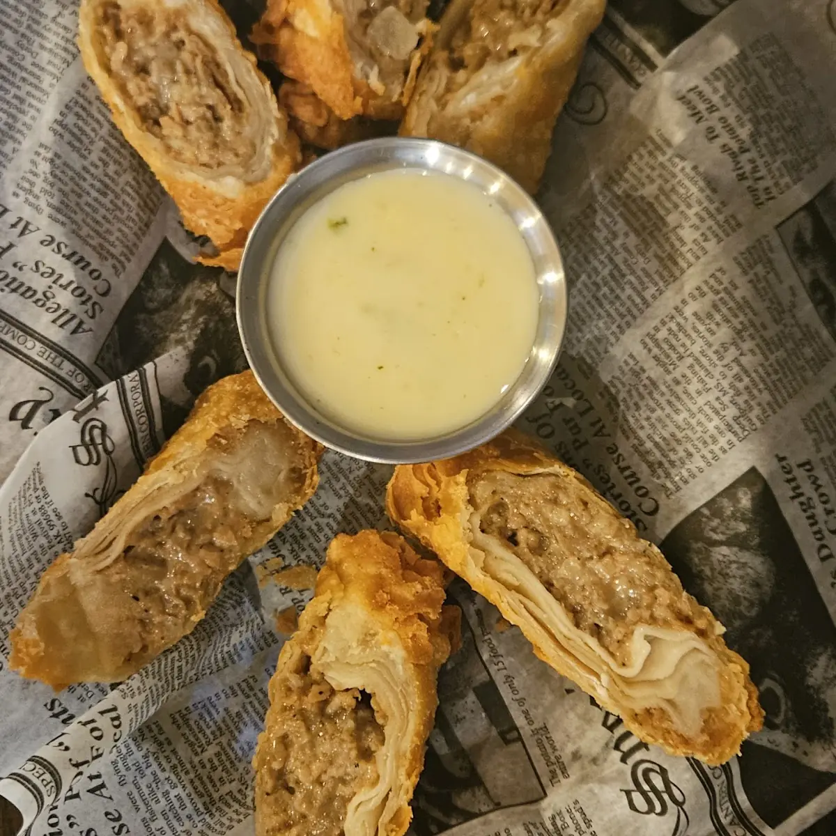 Cheesesteak Egg Rolls