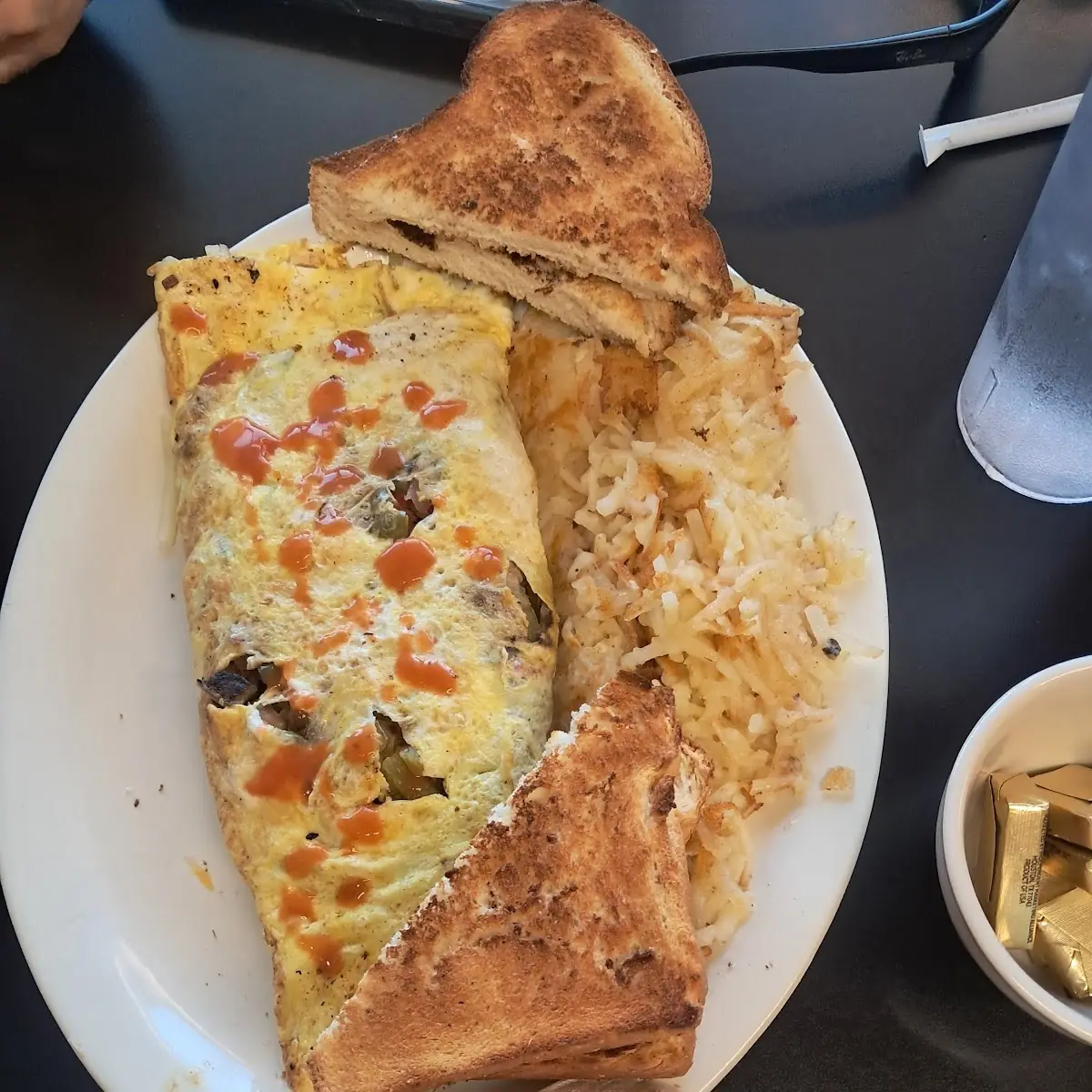 Philly Cheesesteak Omelet