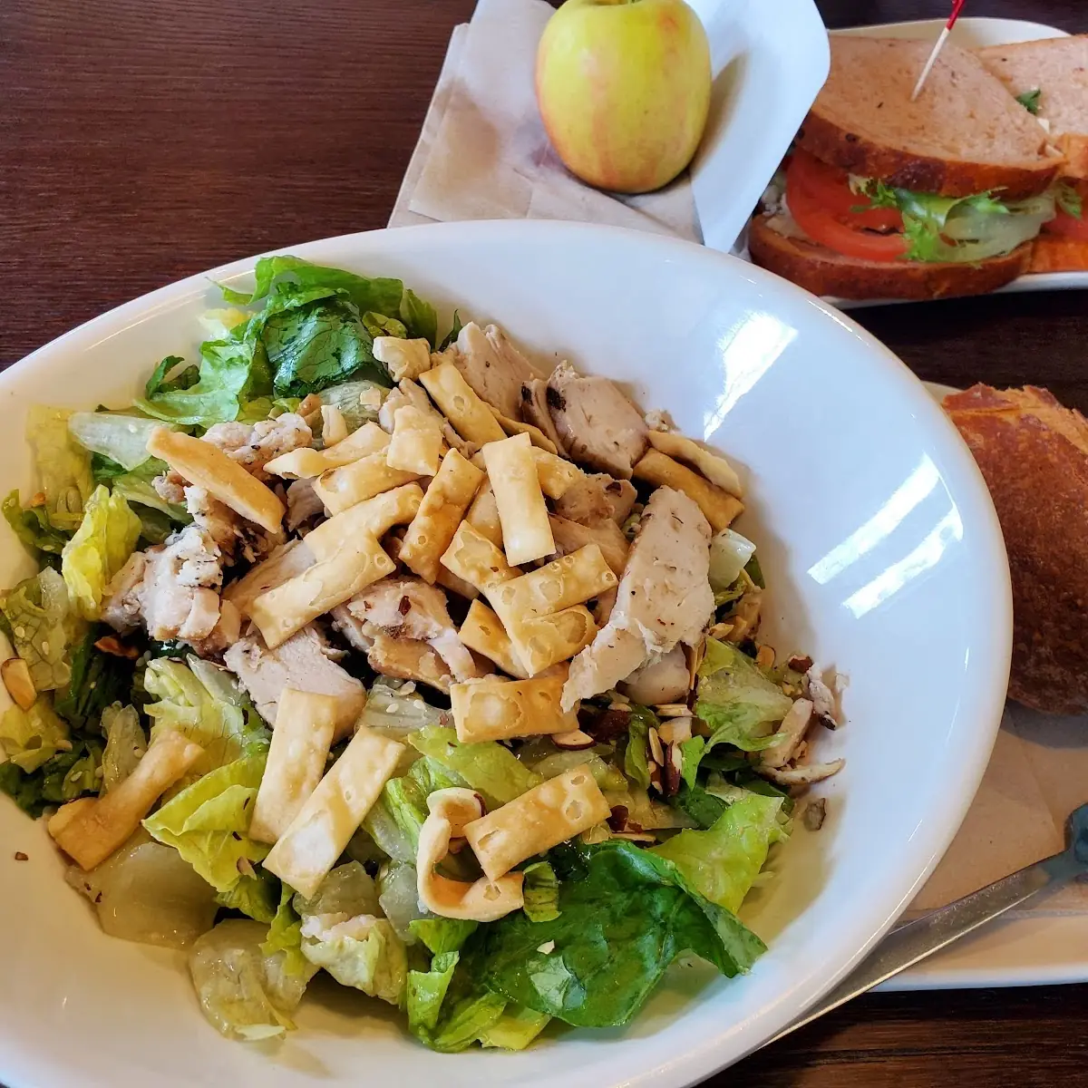 Caesar Salad & Chicken Noodle Soup