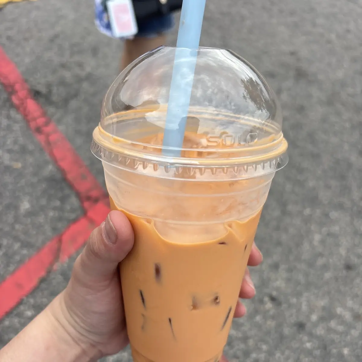 Thai Tea Slushy Coconut Milk
