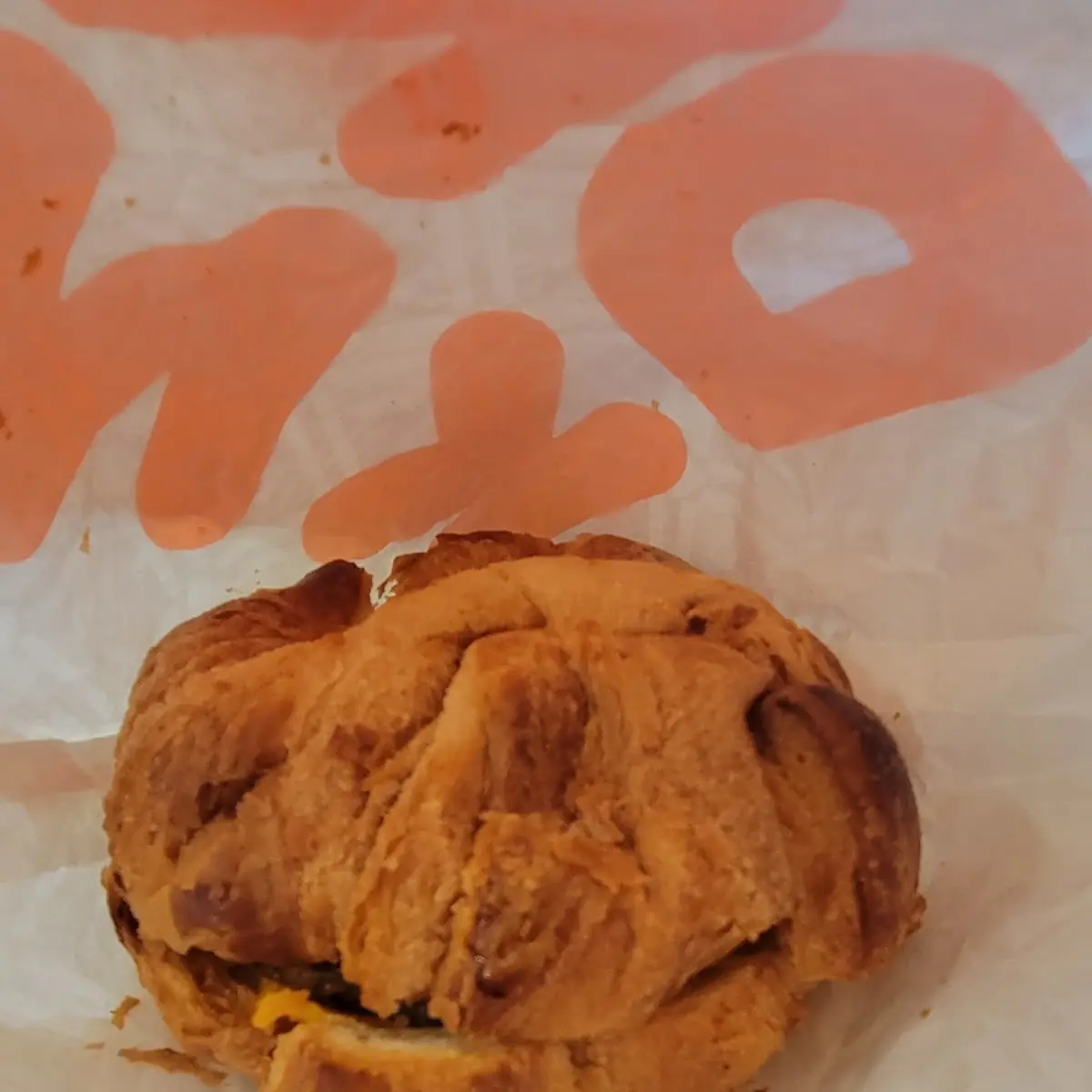 Sausage Egg and Cheese Croissant