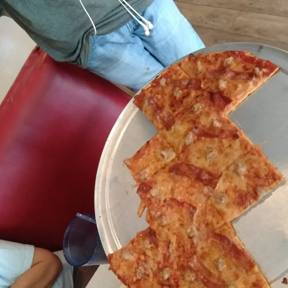 Bacon & Italian Sausage Pizza