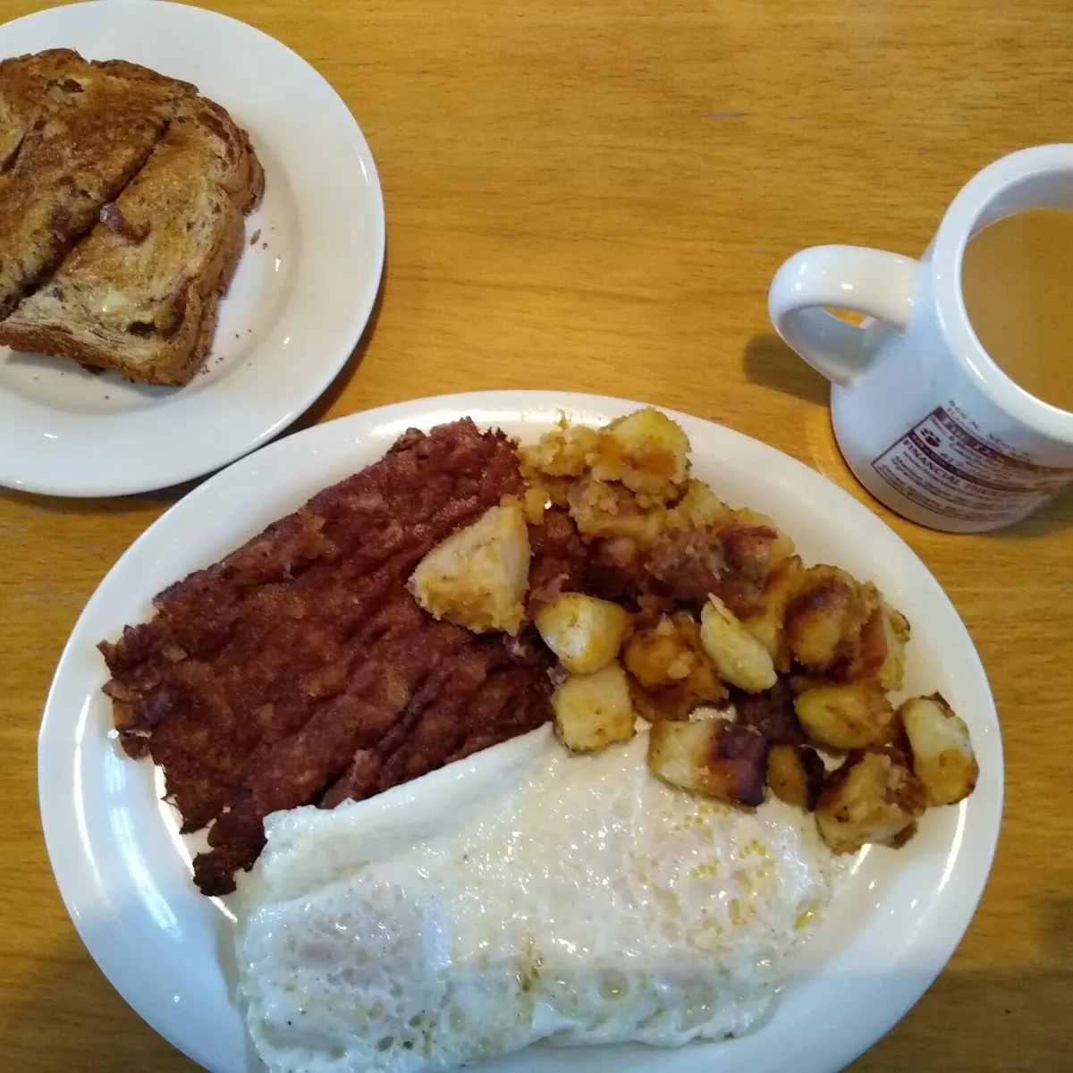 Corned Beef Hash over Easy Eggs Hash Browns