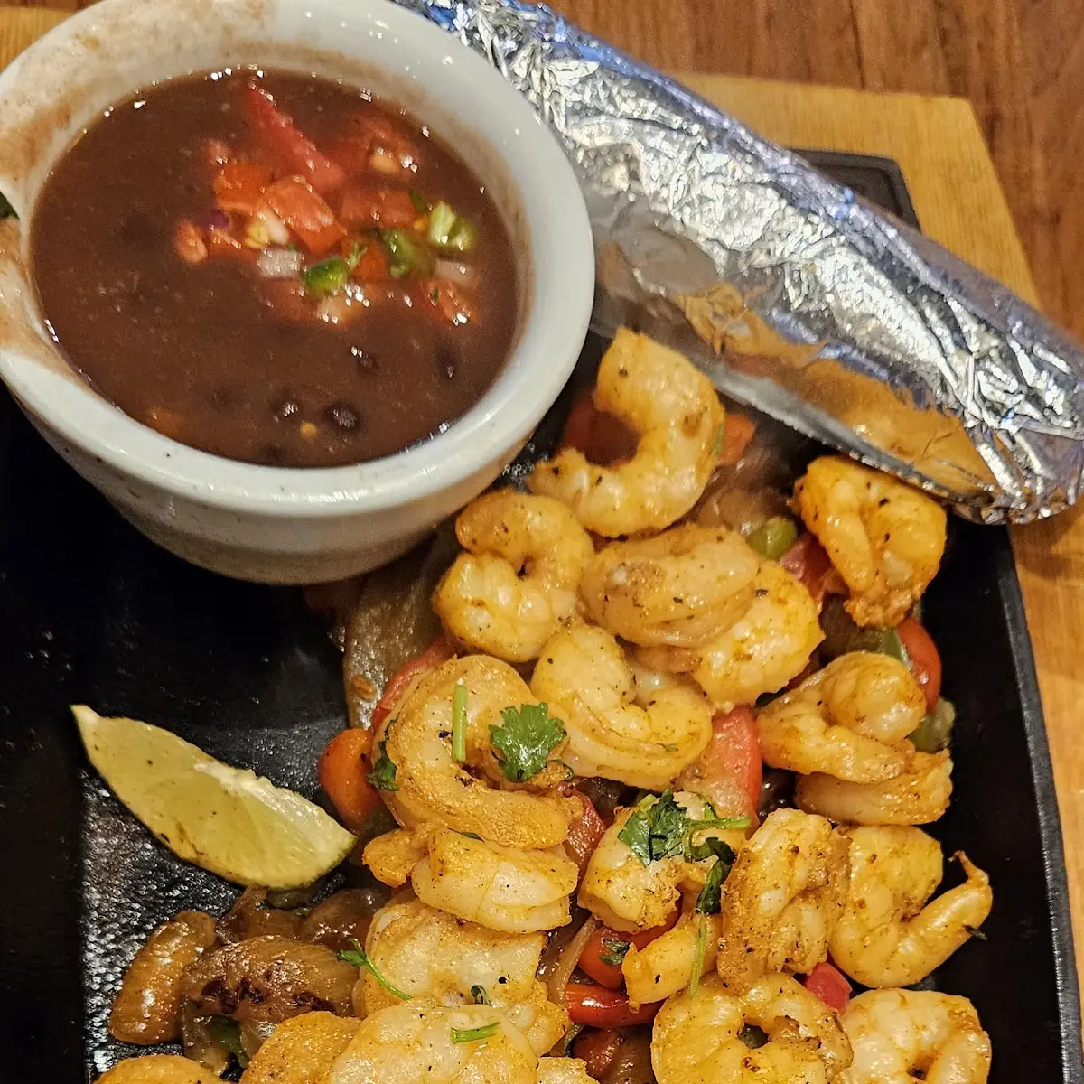 Shrimp Fajitas