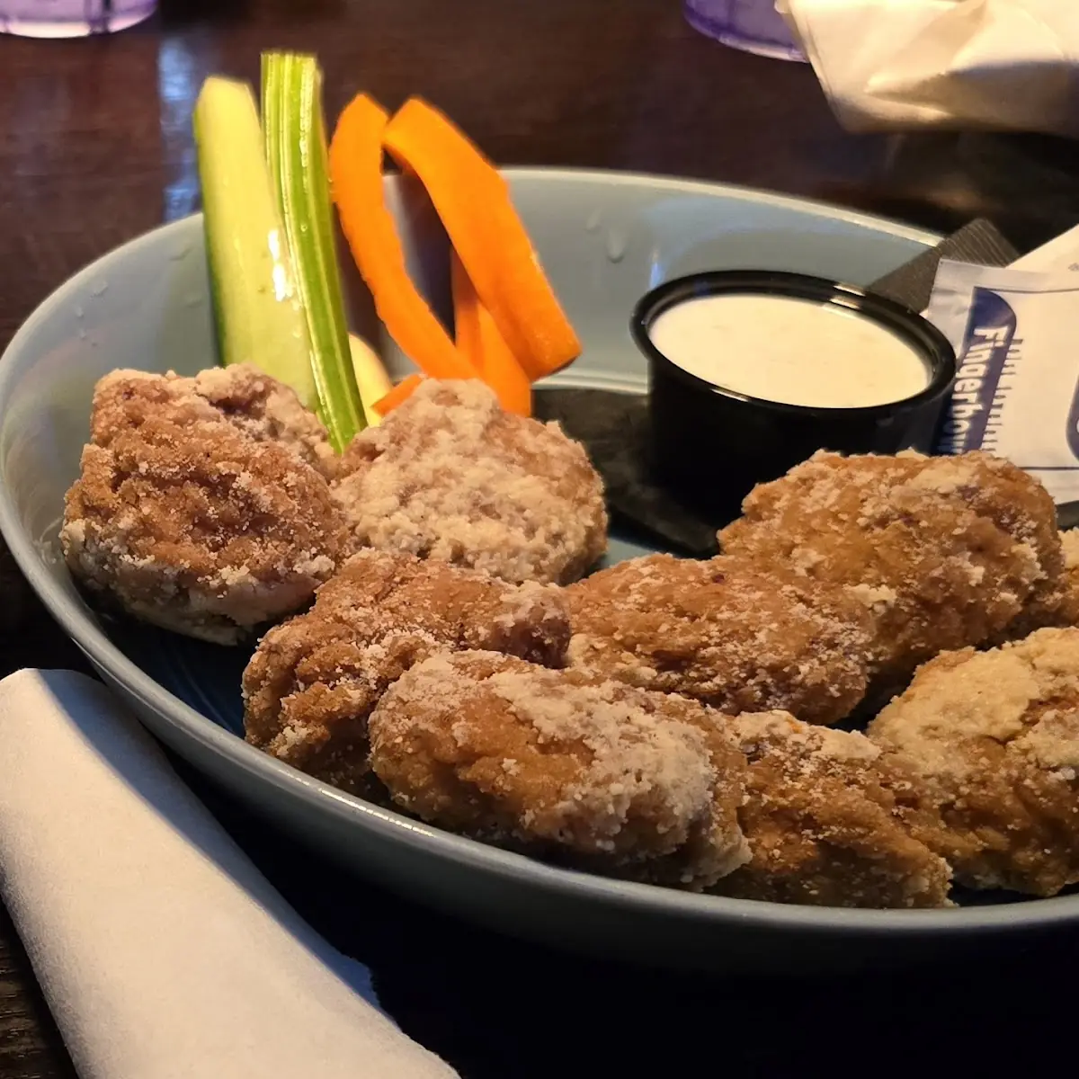 Boneless Wings Korean BBQ & Garlic Parmesan