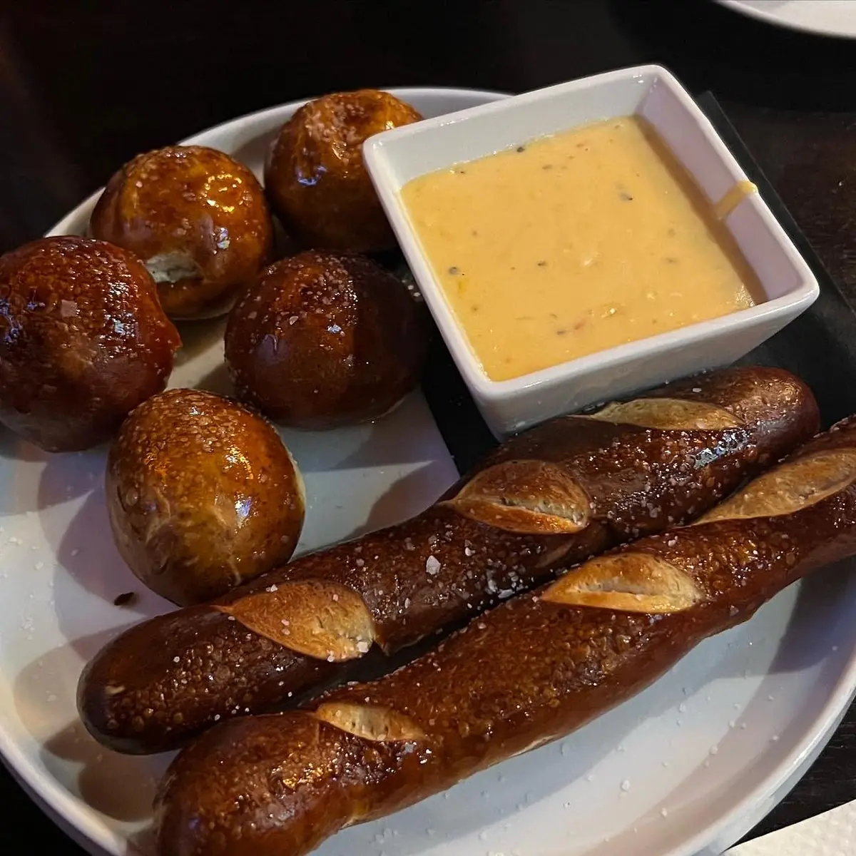 Pretzel Bites and Beer Cheese