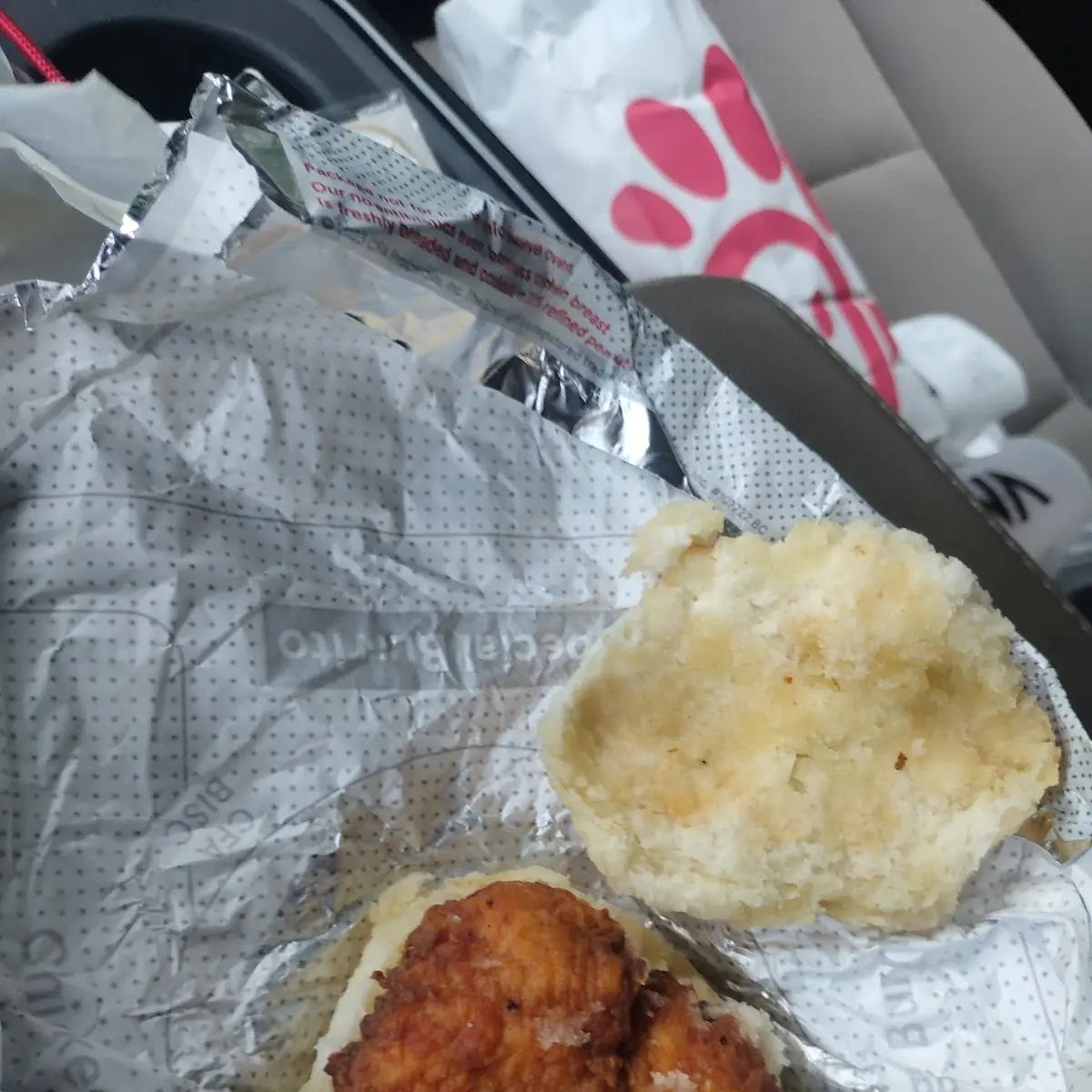Tiny Spicy Chicken Biscuit