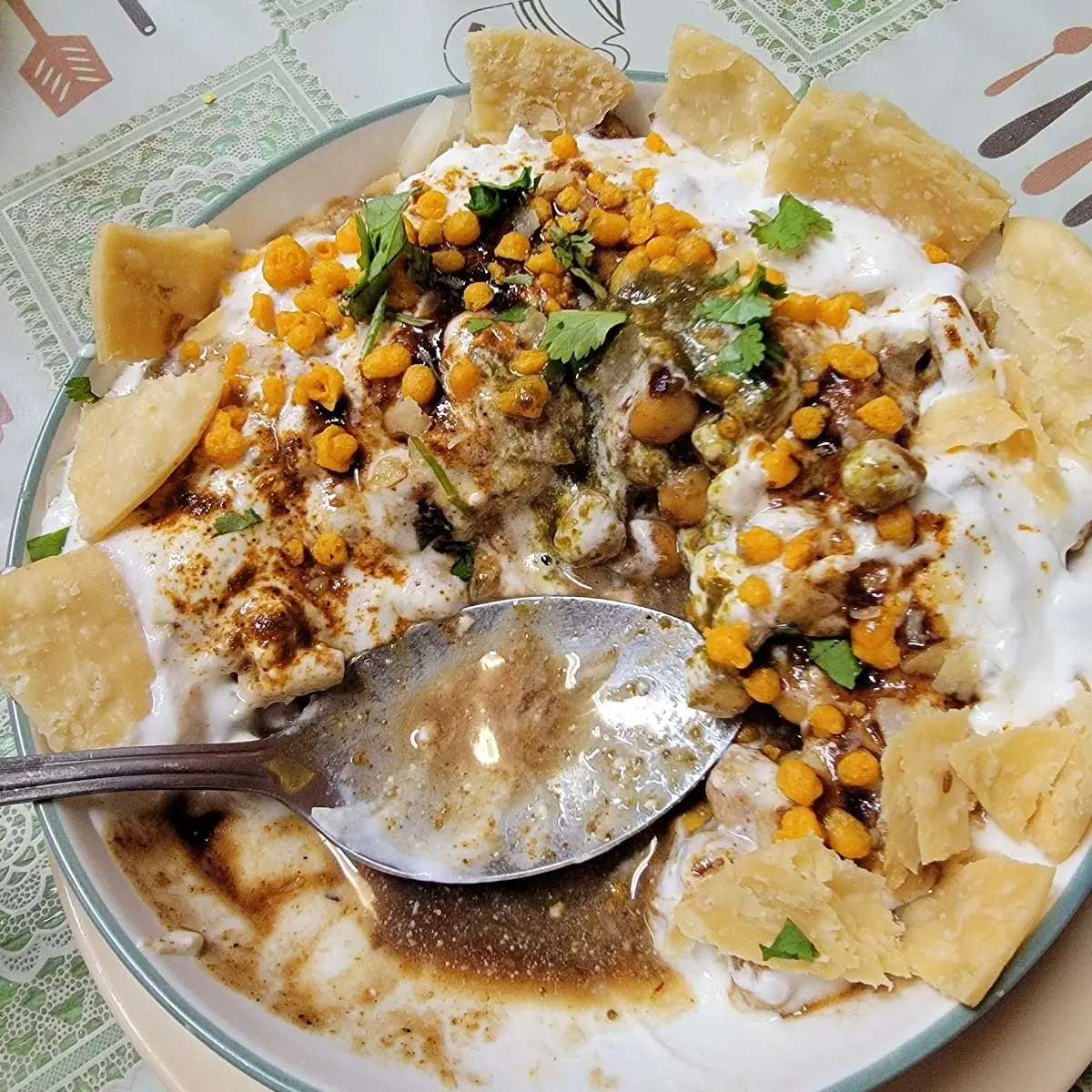 Aalo Chole Papri Chaat