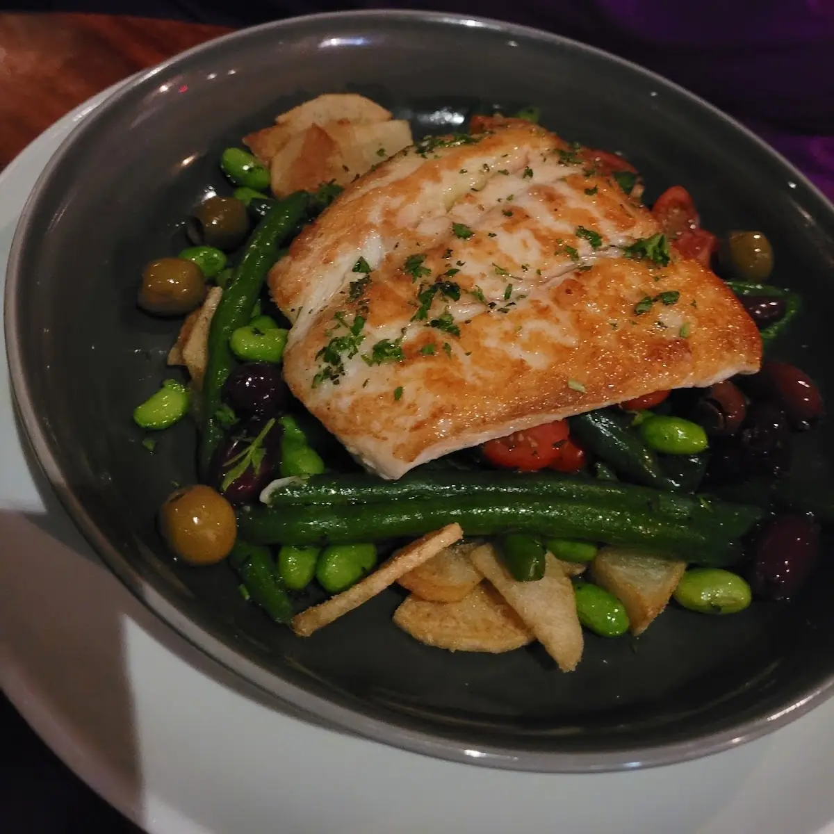 Pan Seared Halibut