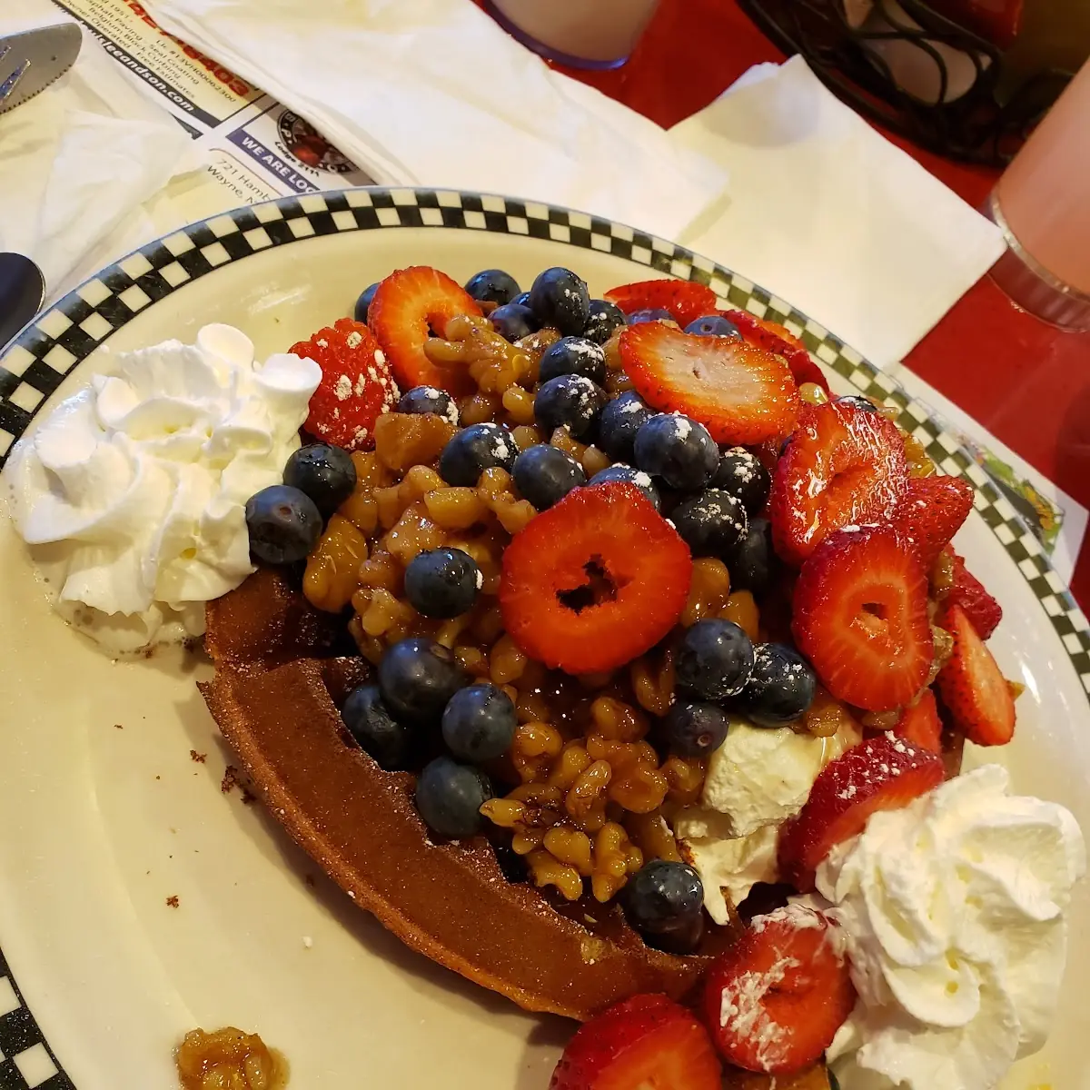 Waffle with Greek Yogurt