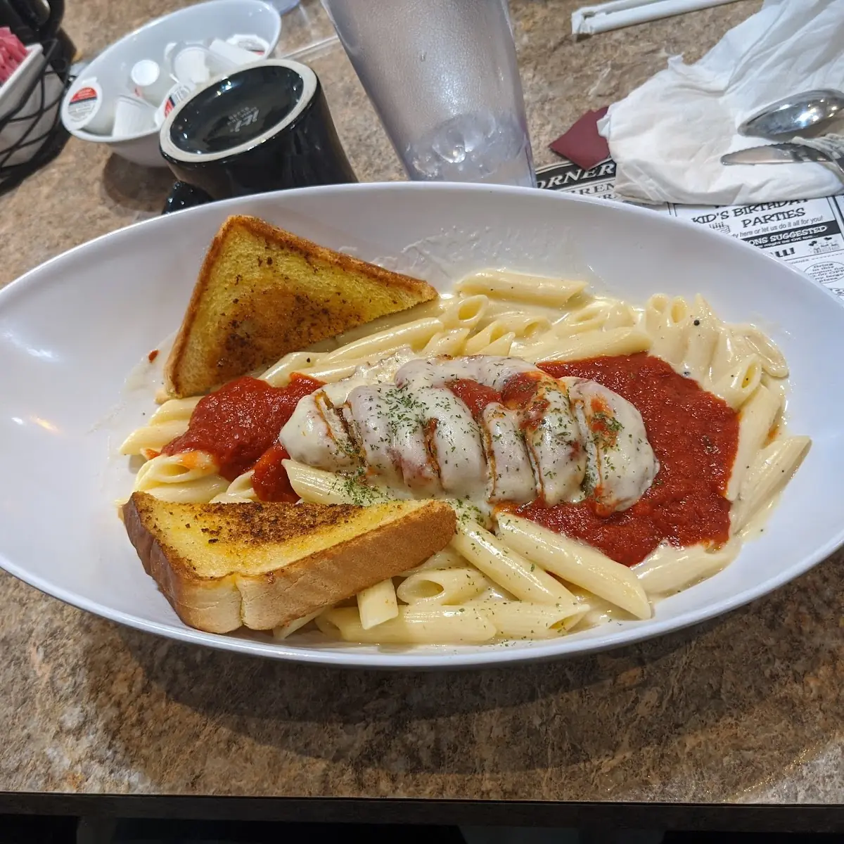 Chicken Parmesan Pasta