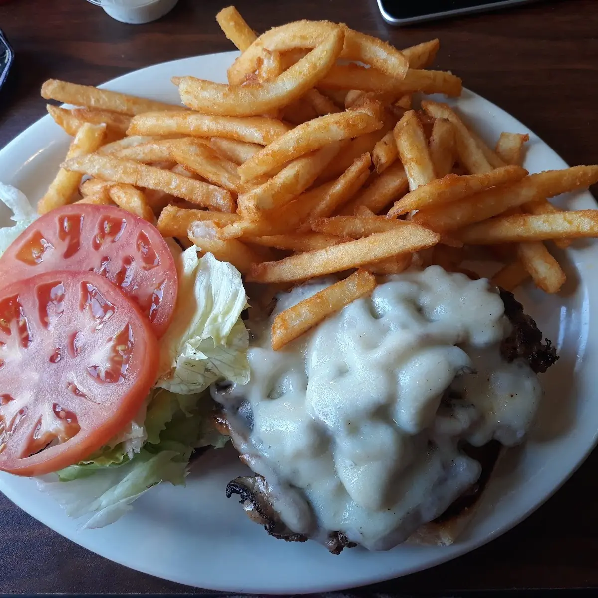 Mushroom Swiss Burger