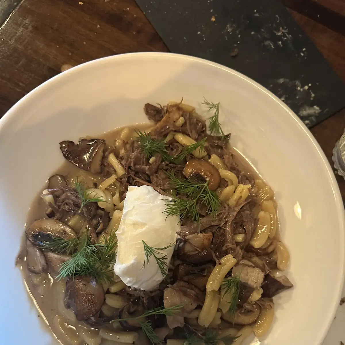 Short Rib Stroganoff