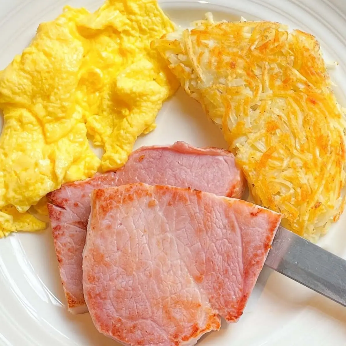 Ham Steak & Eggs