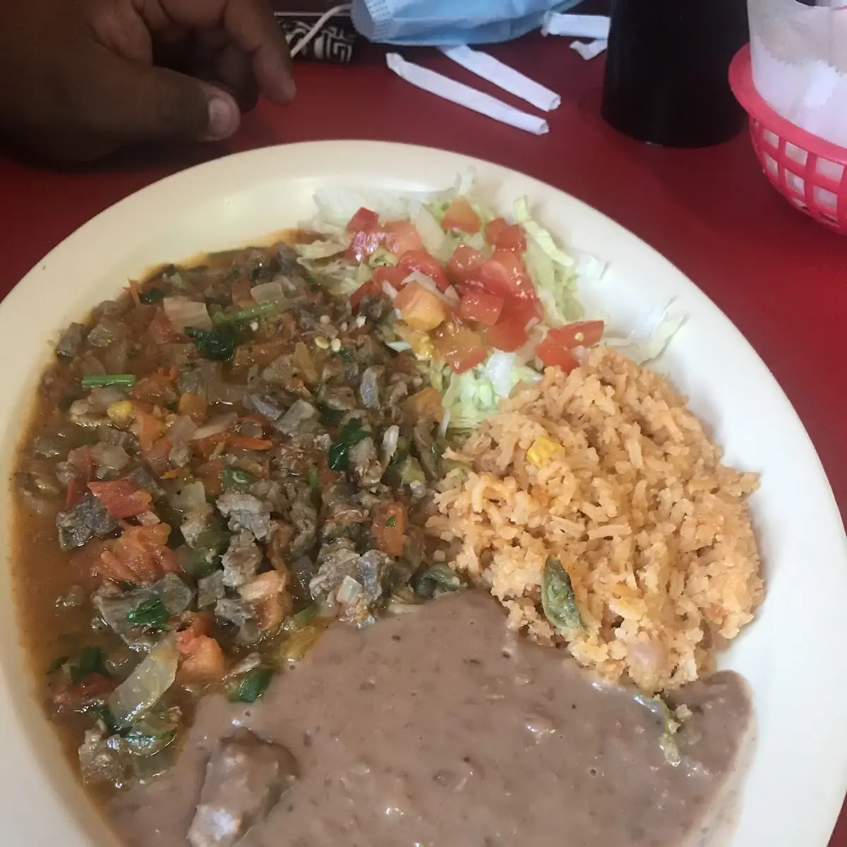 Bisteck Ranchero Plate