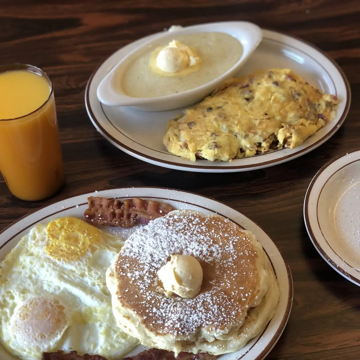 Mexican Omelette with Pancakes