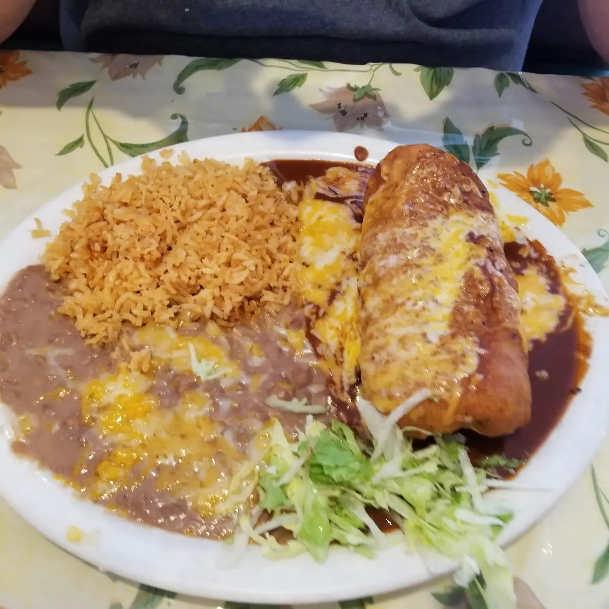 Chile Relleno & One Cheese Enchilada