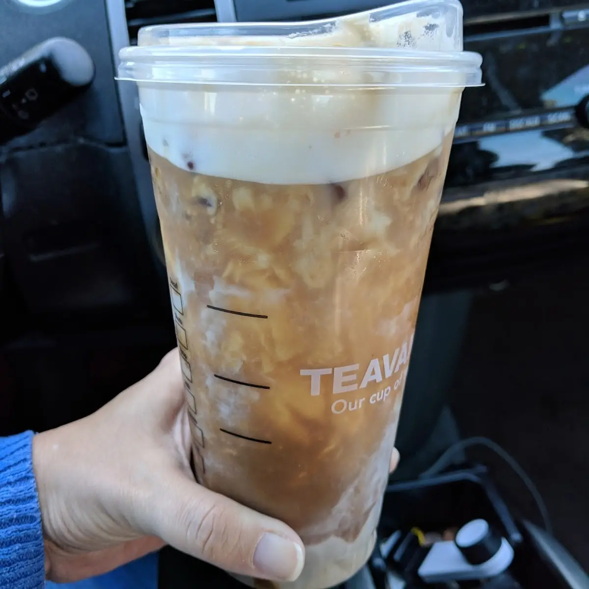 Cold Foam Cold Brew Coffee with Milk