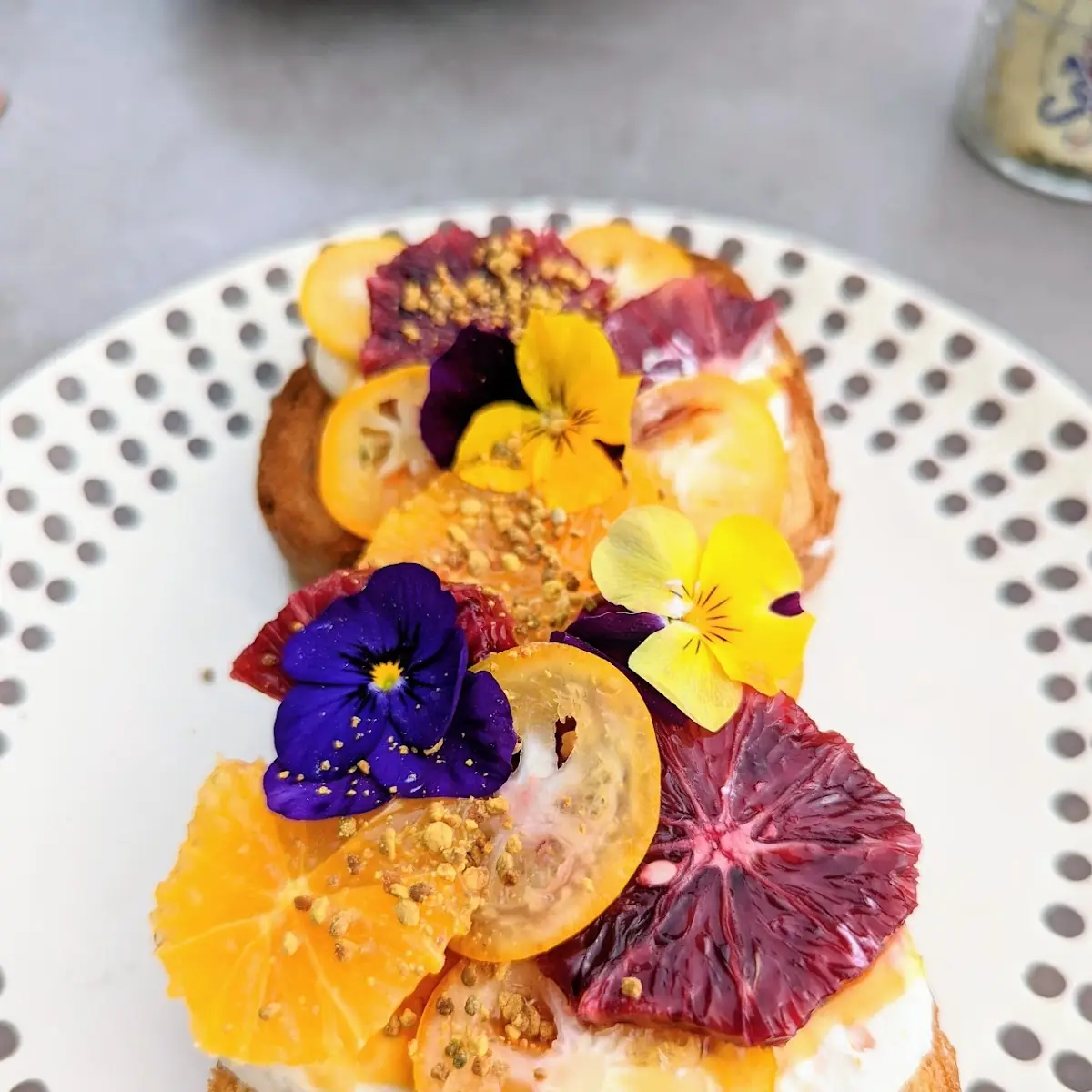 Seasonal Fruit Toast