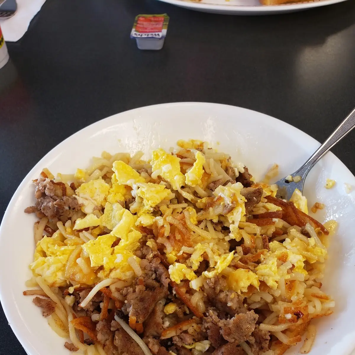 Hash Browns Eggs Sausage