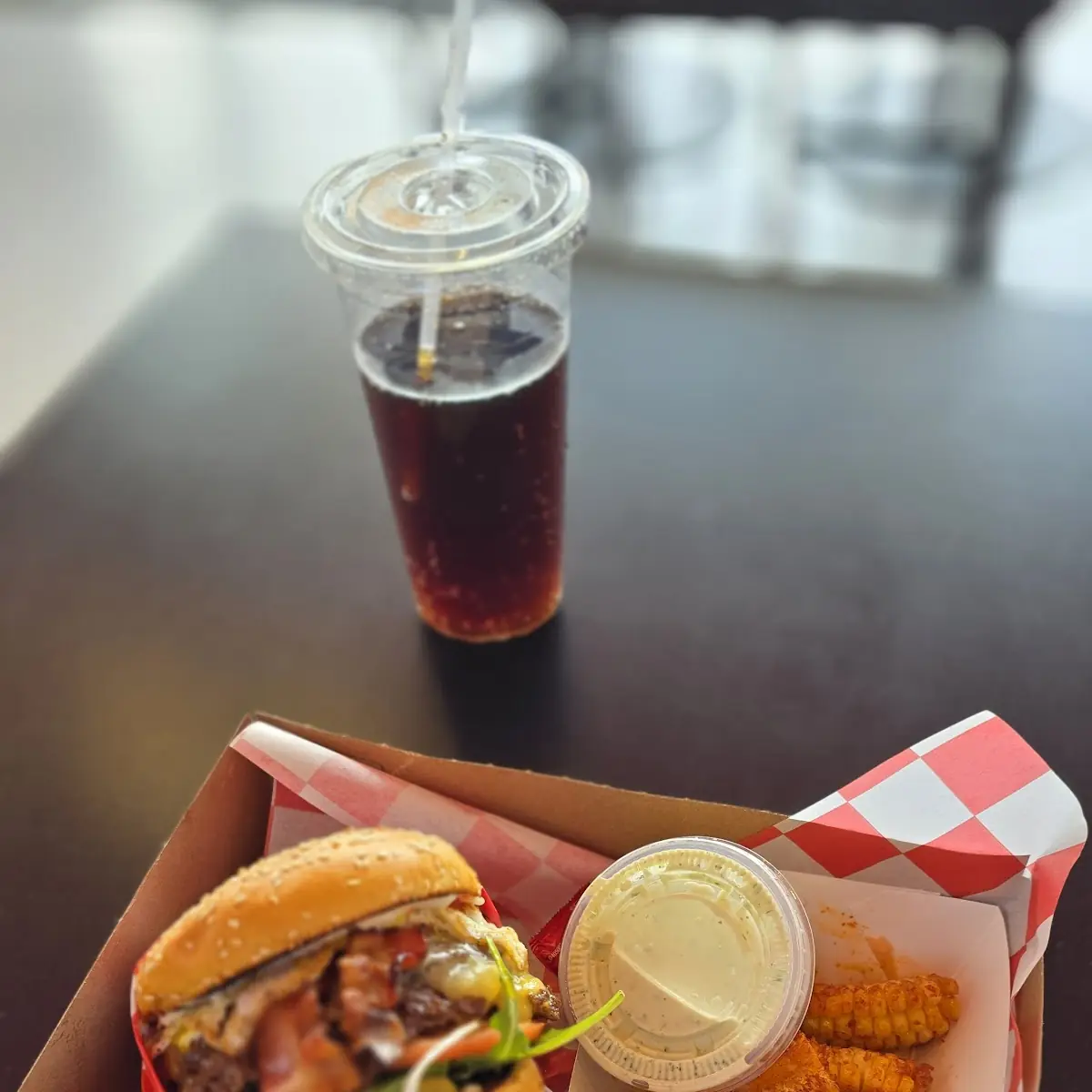Burger & Corn