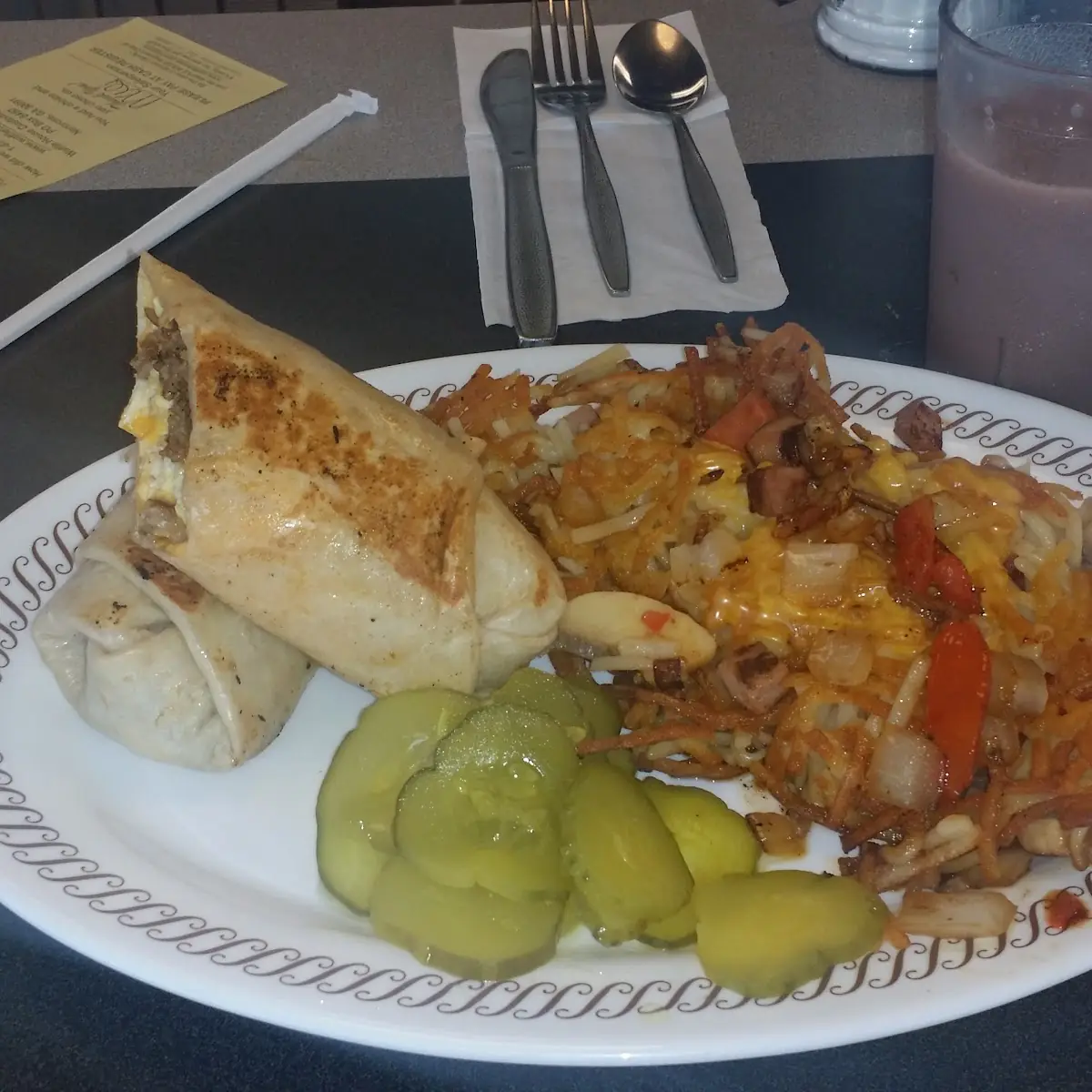 Sausage Egg & Cheese Wrap