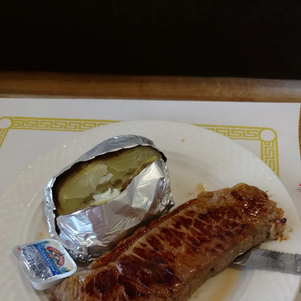 NY Strip Steak Baked Potato
