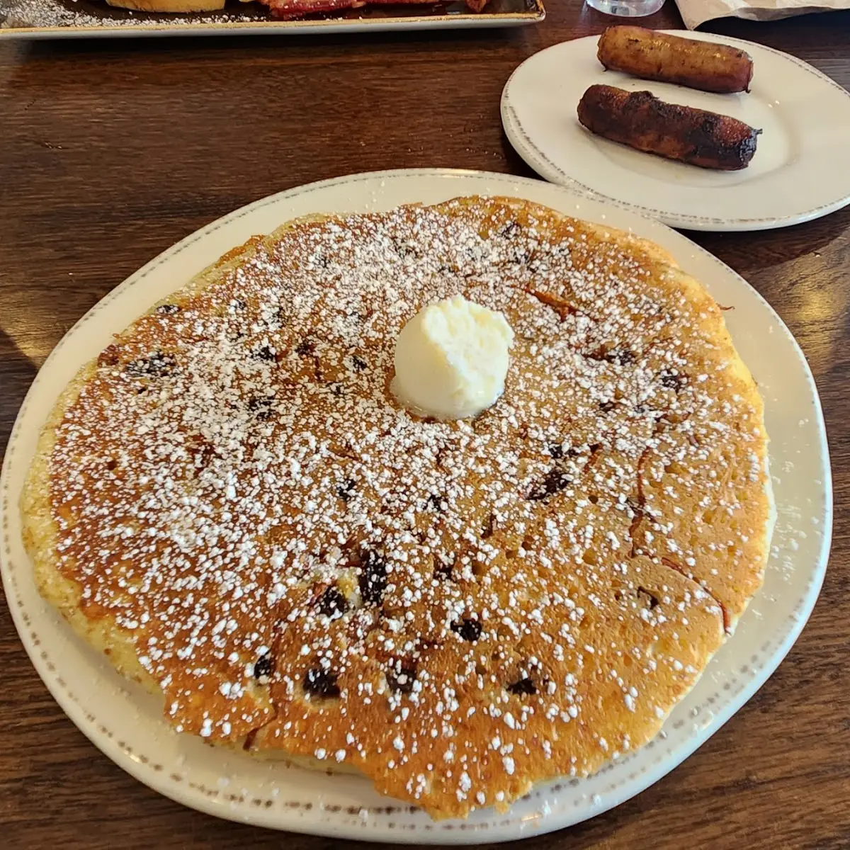 Cinnamon Chip Pancake Breakfast