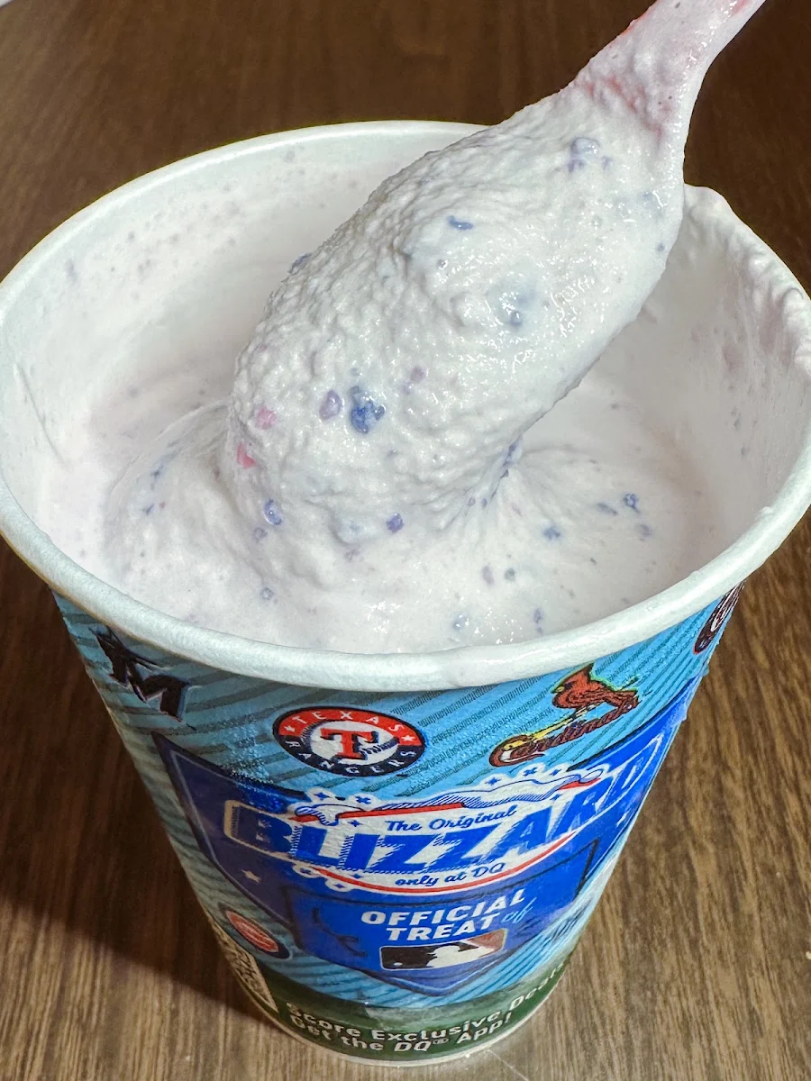 Cotton Candy Blizzard Treat