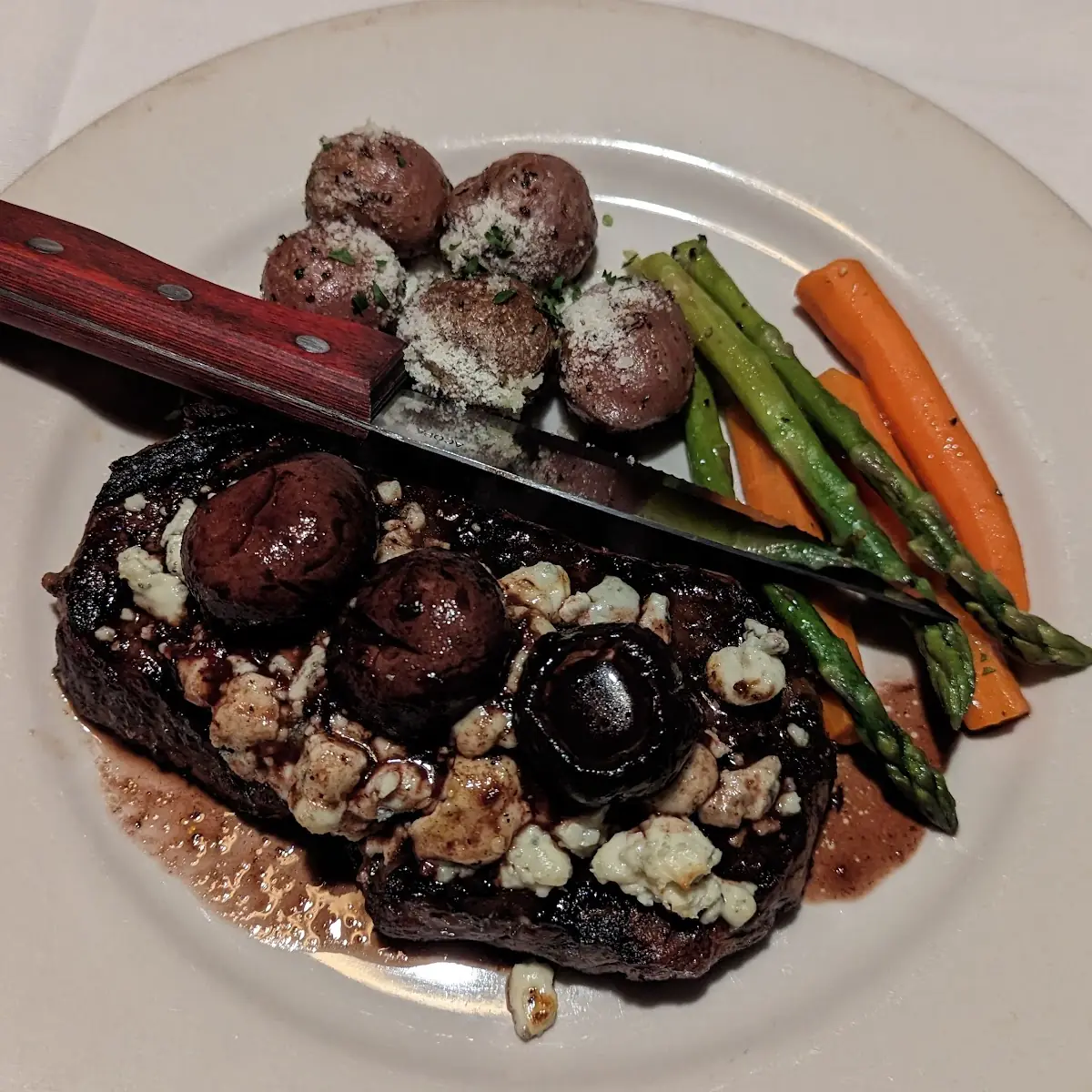 Port Wine Gorgonzola Steak