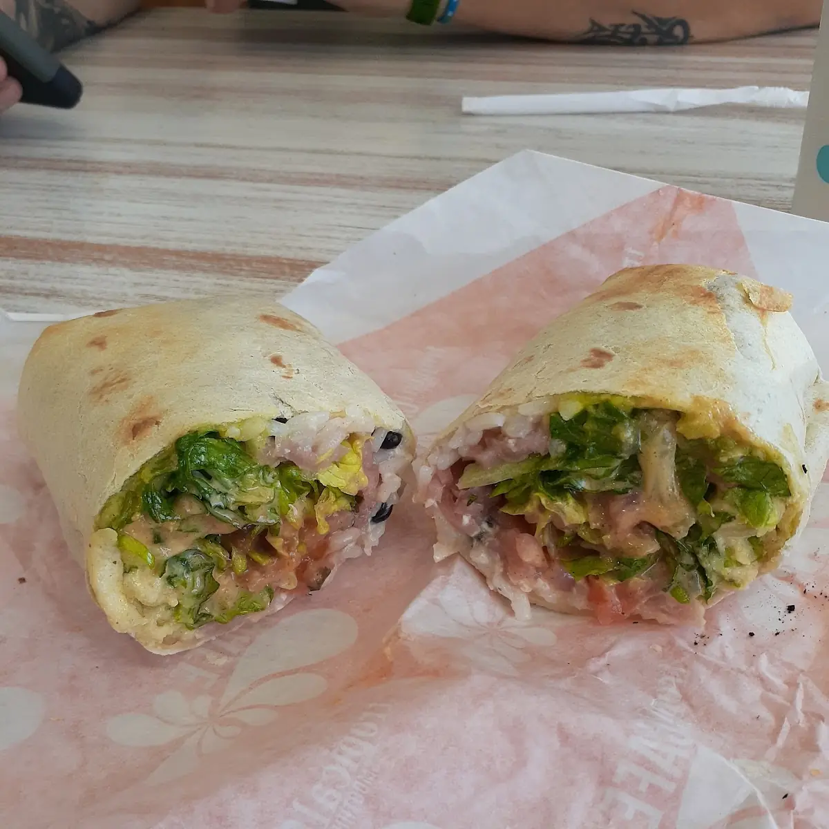 Veggie Hummus Wrap