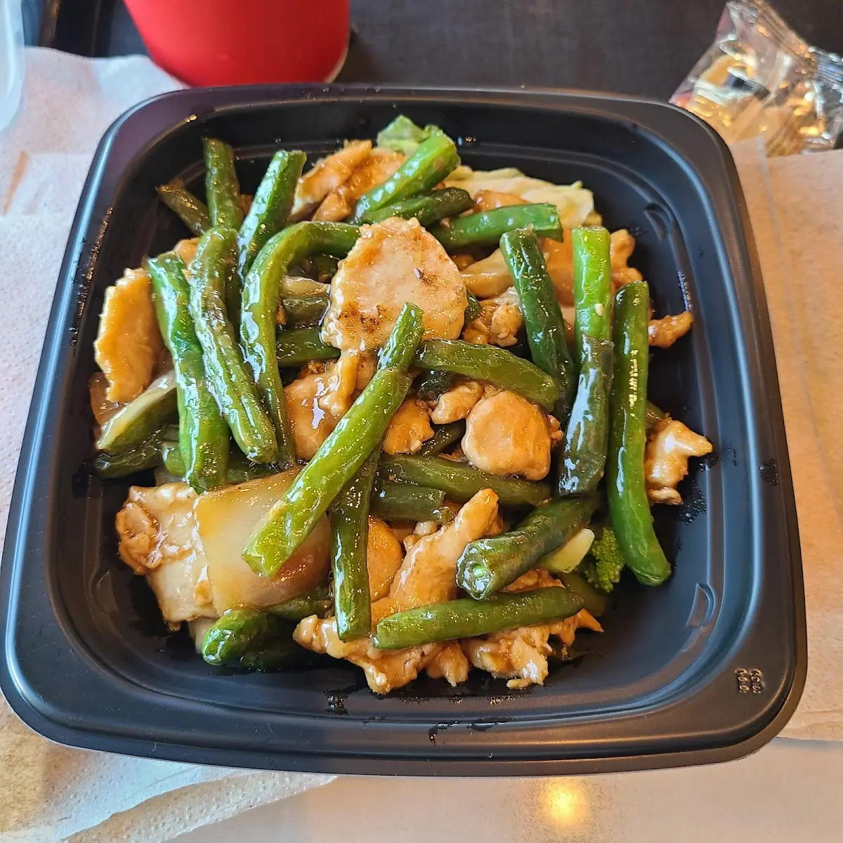 Chicken and String Beans with Super Vegetables