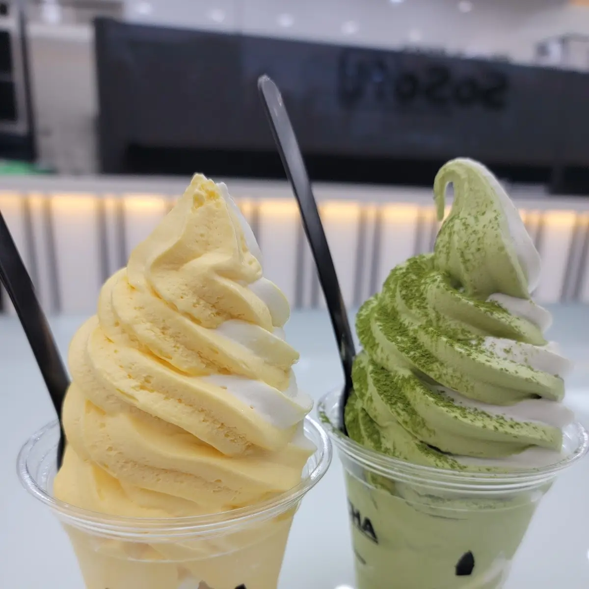 Matcha Soft Serve