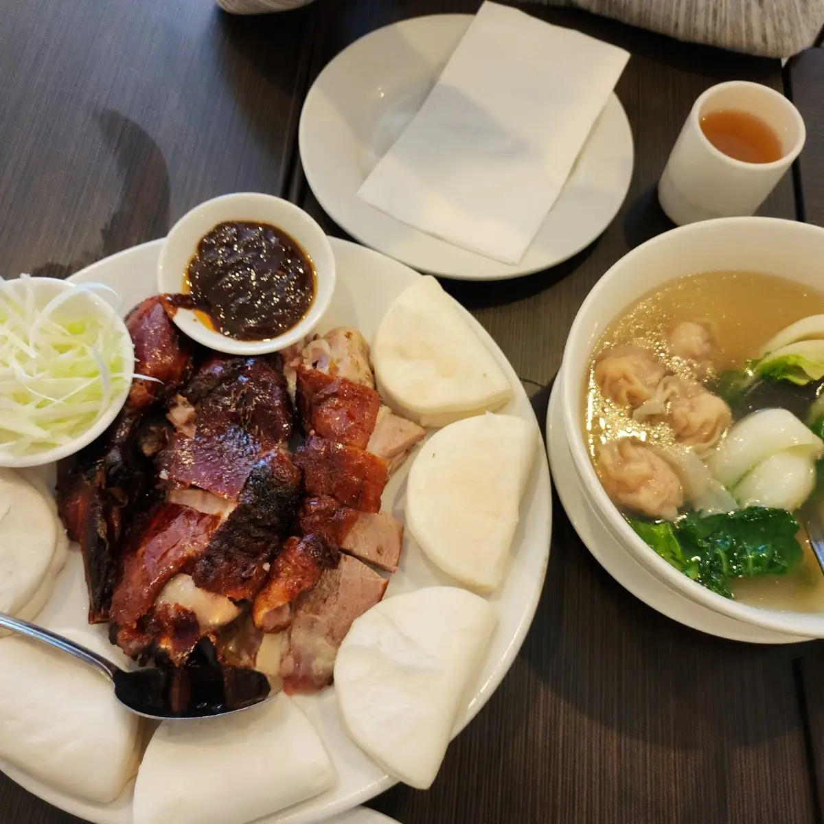 Beijing Duck and Wonton Soup
