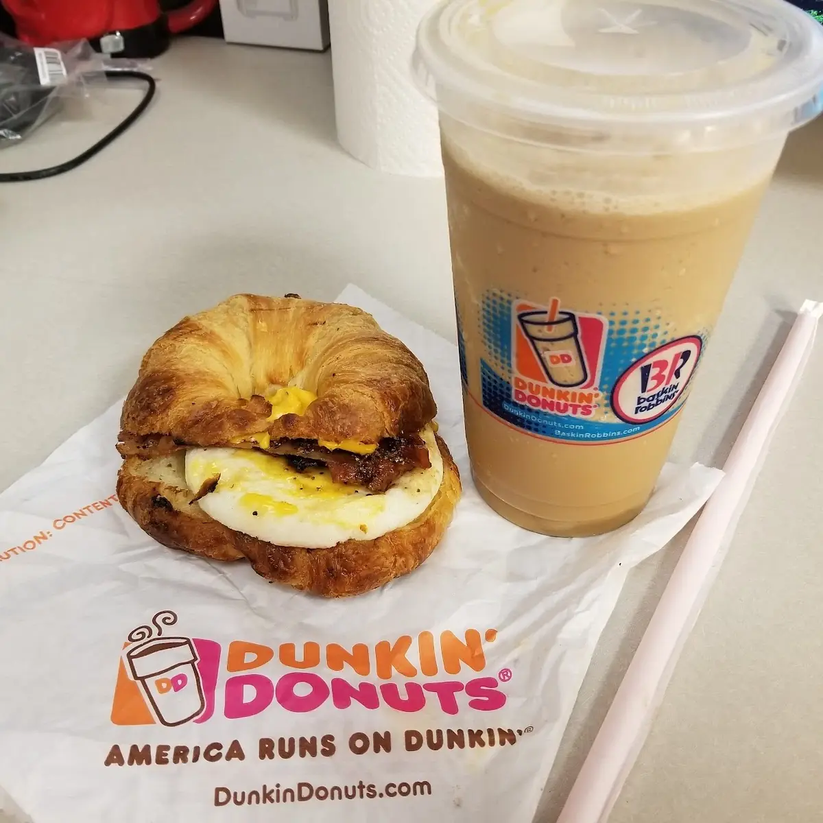 Bacon Egg Cheese Croissant