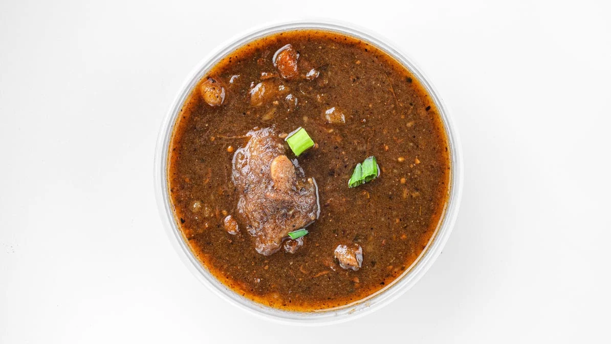 Oxtail Gravy, One Love Caribbean Restaurant